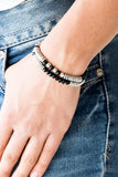 Downright Dressy Black Bracelet