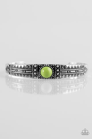 Singing Sahara Green Bracelet