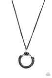 Get Over GRIT! Black Urban Necklace