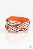 Bring On The Bling - Orange Urban Bracelet