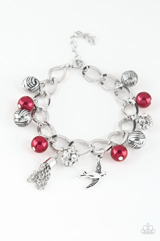 Lady Love Dove - Red Bracelet