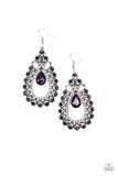 All About Business Purple Earring