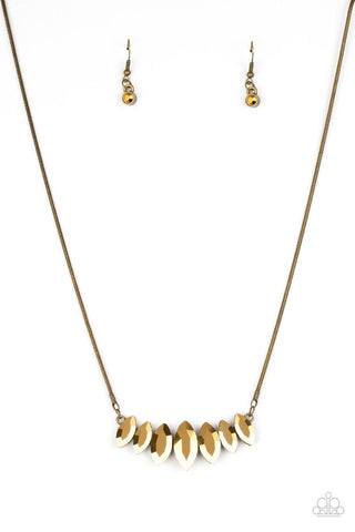 Leading Lady - Brass Necklace