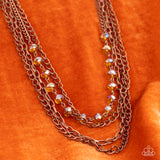 Extravagant Elegance - Copper Necklace