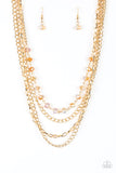 Extravagant Elegance - Gold Necklace