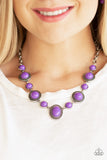 Voyager Vibes - Purple Necklace