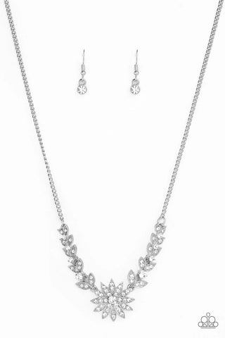 Garden Glamour - White Necklace