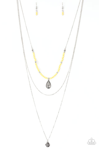 Mild Wild - Yellow Necklace