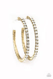 Must Be The Money - Brass Hoop Earring