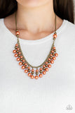 Location, Location, Location! Orange Necklace