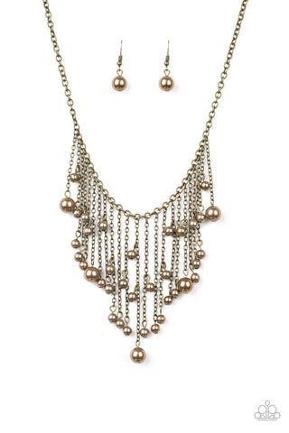 Catwalk Champ - Brass Necklace