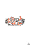 Fluttering Fashion - Orange Ring