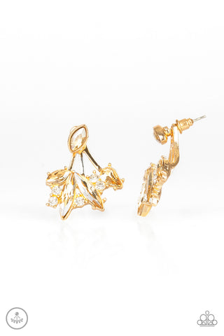 Deco Dynamite - Gold Post Earring