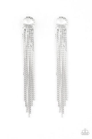 Level Up - White Post Earring