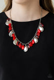 Hurricane Season Red Necklace