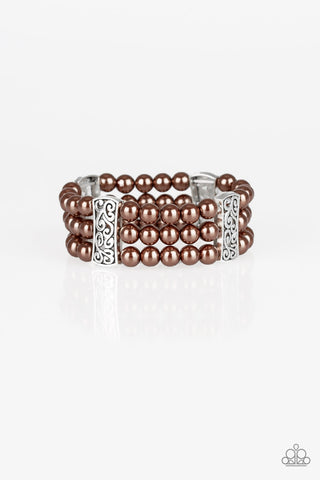 Ritzy Ritz Brown Bracelet