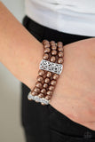 Ritzy Ritz Brown Bracelet