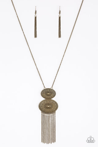 Sun Goddess - Brass Necklace