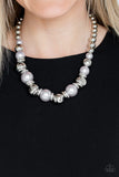 Hollywood HAUTE Spot - Silver Necklace