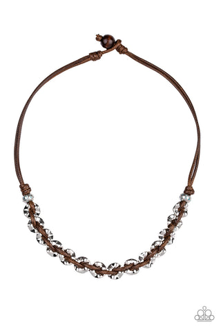 Joy Riding - Brown Urban Necklace