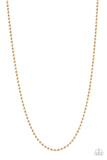 Cadet Casual - Gold Urban Necklace