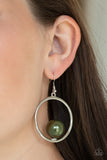 Solitaire REFINEMENT - Green Earring