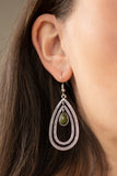 Drops of Color - Green Earring