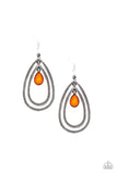 Drops of Color - Orange Earring