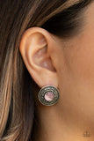 Fine Flora - Pink Post Earring