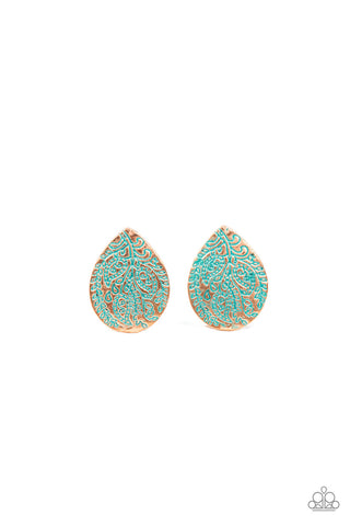 Seasonal Bliss - Copper Post Earring