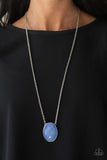 Intensely Illuminated - Blue Necklace