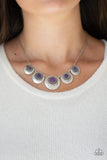 Solar Beam - Purple Necklace