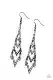 Electric Shimmer - Black Earring