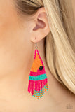 Brightly Beaded - Pink Earring