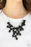 Serenely Scattered - Black Necklace