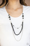 Very Vintage - Black Necklace