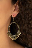 Heirloom Harmony Brass Earring