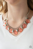 No Tears Left To Cry Orange Necklace