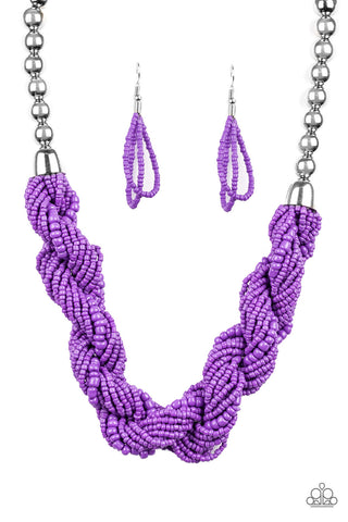 Savannah Surfin' Purple Necklace