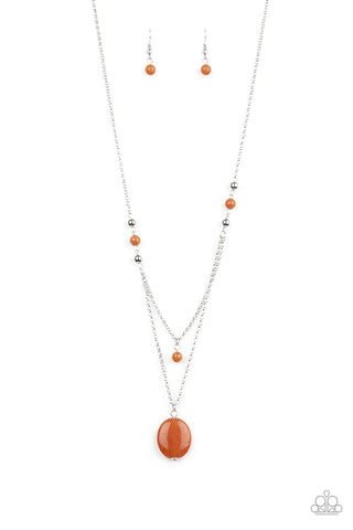 Time To Hit The ROAM Orange Necklace
