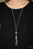 Fringe Flavor - Blue Necklace