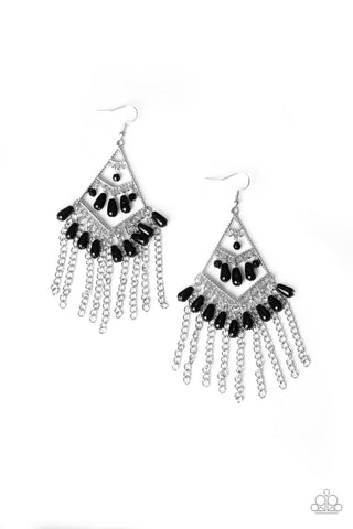 Trending Transcendence - Black Earring