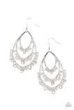 Break Out In TIERS - White Earring