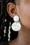 Relic Ripple - Silver Clip-On Earring