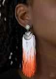 DIP It Up - Orange Post Earring