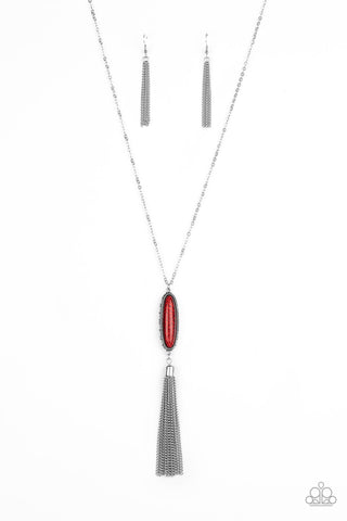 Stay Cool - Red Necklace