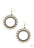 Sun Lounge - Brass Earring