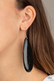 Tropical Ferry - Black Earring