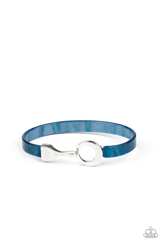 HAUTE Button Topic - Blue Bracelet