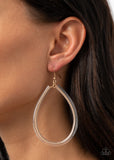 Just ENCASE You Missed It - Gold Earring